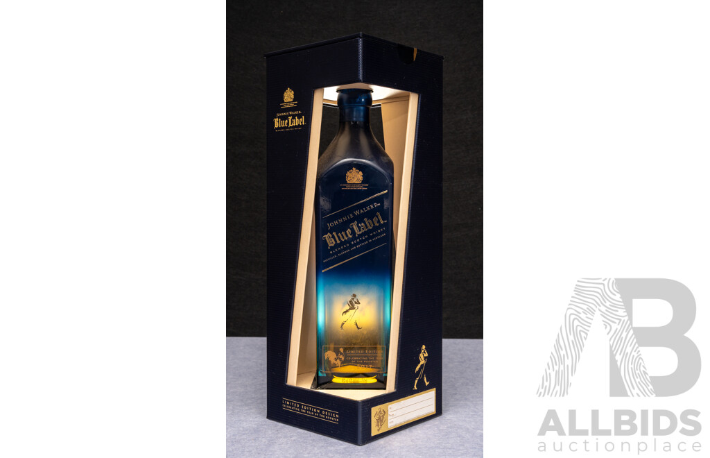 Johnnie Walker Blue Label Blended Scotch Whiskey in Presentation Box