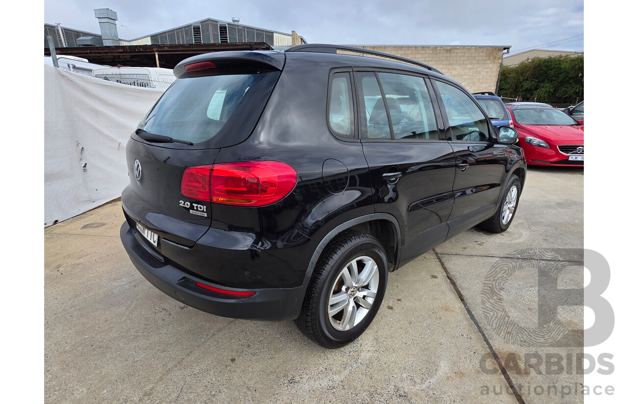 10/2011 Volkswagen Tiguan 103 TDI 5NC MY11 4d Wagon Black 2.0L