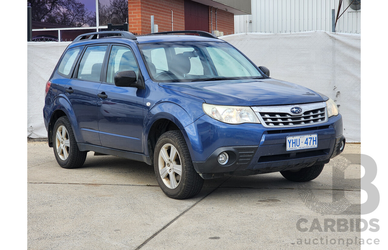 11/2011 Subaru Forester X MY11 4d Wagon Blue 2.5L