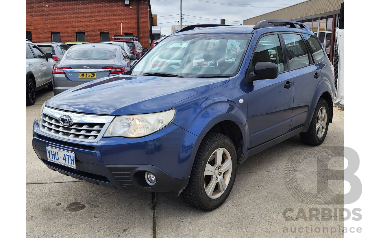 11/2011 Subaru Forester X MY11 4d Wagon Blue 2.5L