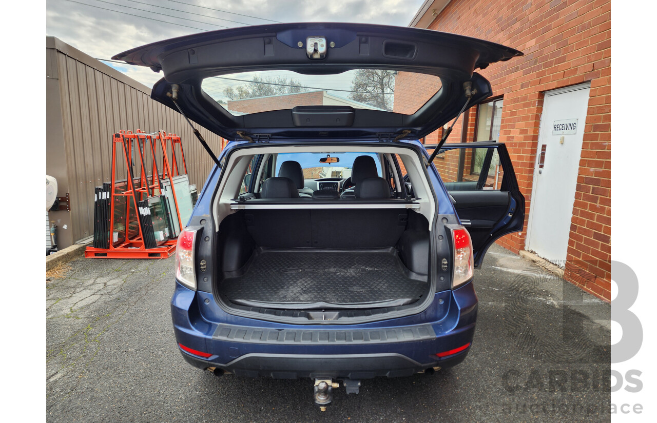 11/2011 Subaru Forester X MY11 4d Wagon Blue 2.5L