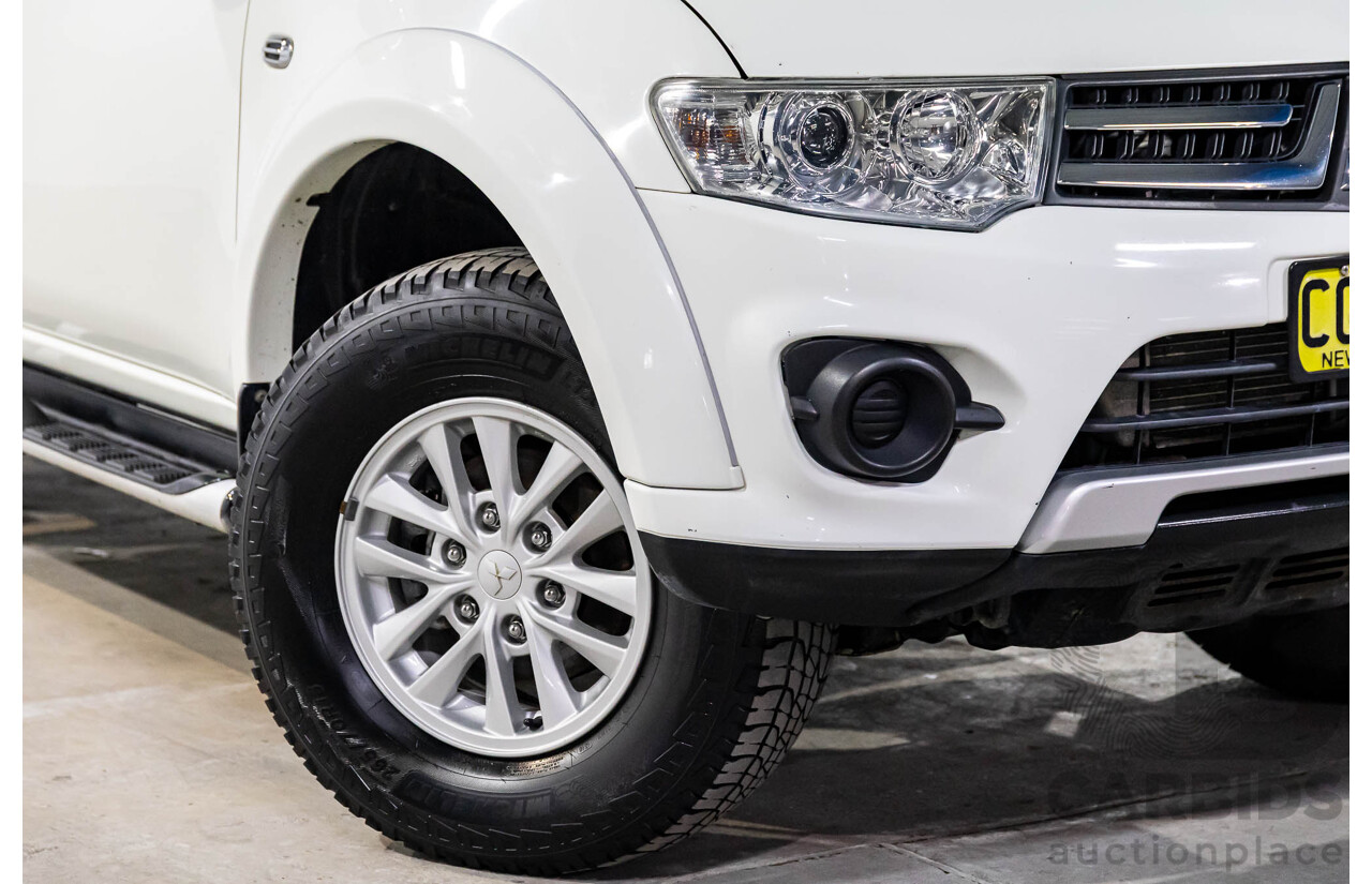 11/2015 Mitsubishi Challenger (4x4) PC MY14 4d Wagon Solid White Turbo Diesel 2.5L