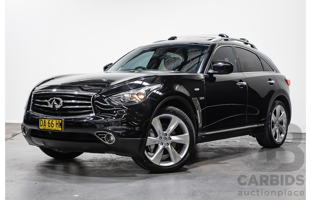 10/2016 Infiniti QX70 3.0D S Premium (AWD) 4d Wagon Obsidian Black Metallic Turbo Diesel V6 3.0L