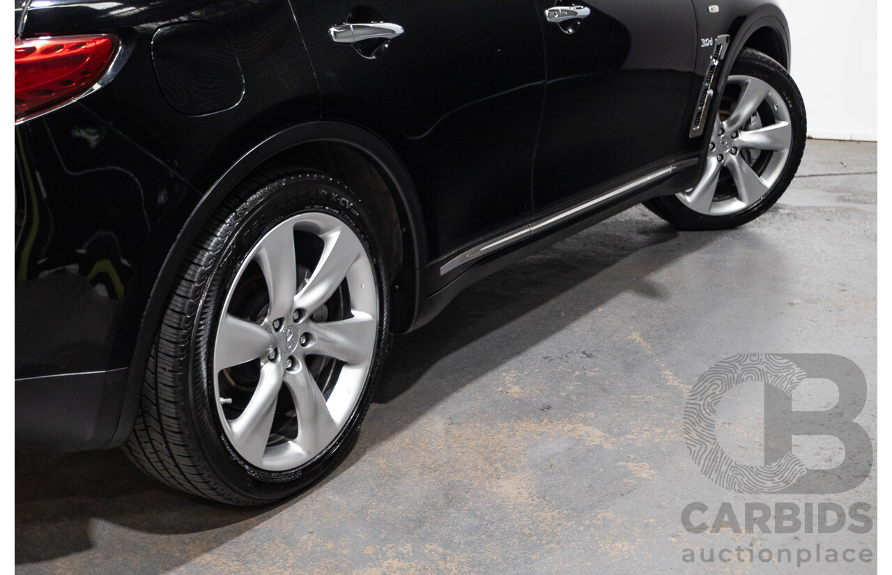 10/2016 Infiniti QX70 3.0D S Premium (AWD) 4d Wagon Obsidian Black Metallic Turbo Diesel V6 3.0L
