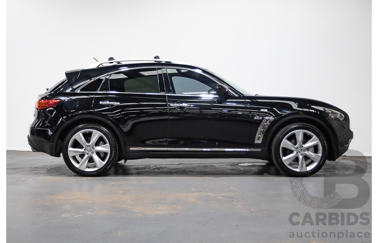 10/2016 Infiniti QX70 3.0D S Premium (AWD) 4d Wagon Obsidian Black Metallic Turbo Diesel V6 3.0L