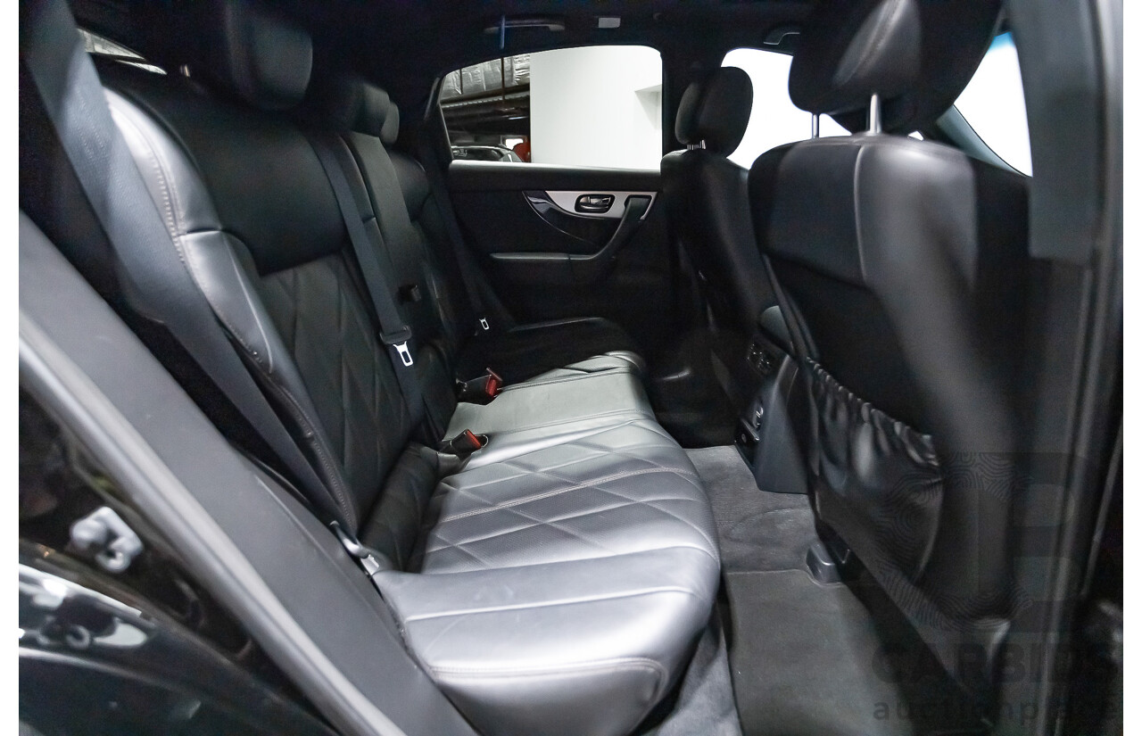 10/2016 Infiniti QX70 3.0D S Premium (AWD) 4d Wagon Obsidian Black Metallic Turbo Diesel V6 3.0L