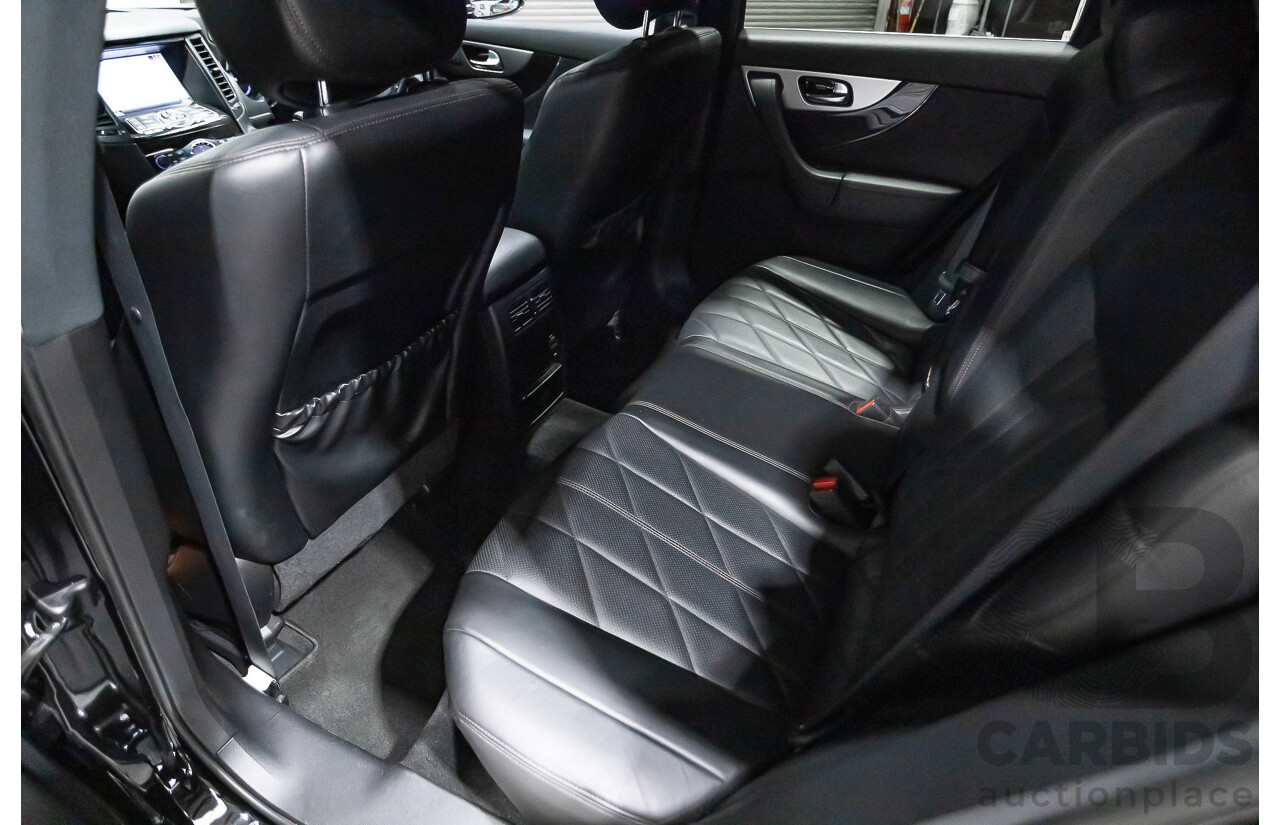10/2016 Infiniti QX70 3.0D S Premium (AWD) 4d Wagon Obsidian Black Metallic Turbo Diesel V6 3.0L