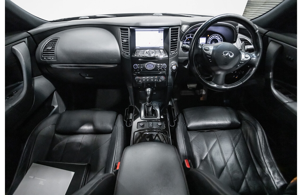 10/2016 Infiniti QX70 3.0D S Premium (AWD) 4d Wagon Obsidian Black Metallic Turbo Diesel V6 3.0L