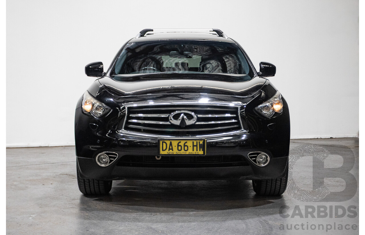 10/2016 Infiniti QX70 3.0D S Premium (AWD) 4d Wagon Obsidian Black Metallic Turbo Diesel V6 3.0L