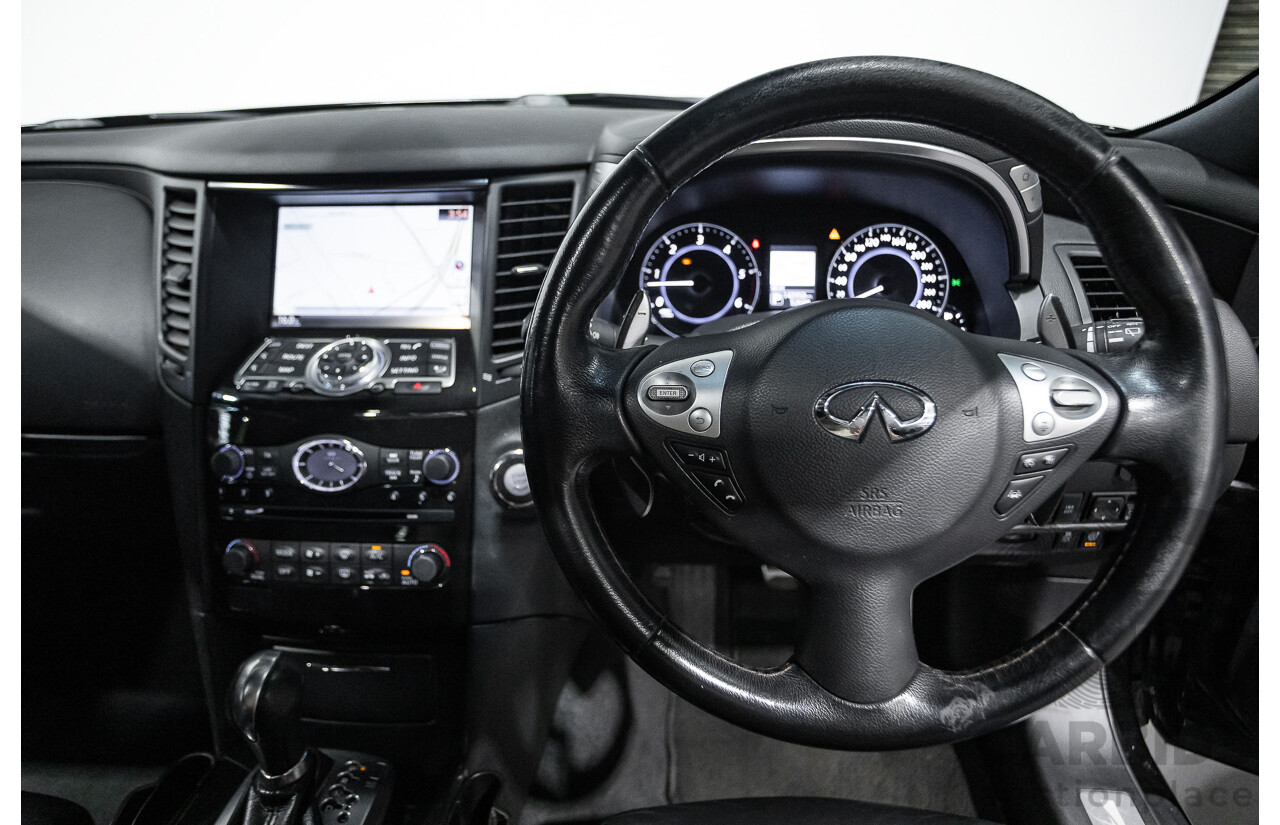 10/2016 Infiniti QX70 3.0D S Premium (AWD) 4d Wagon Obsidian Black Metallic Turbo Diesel V6 3.0L