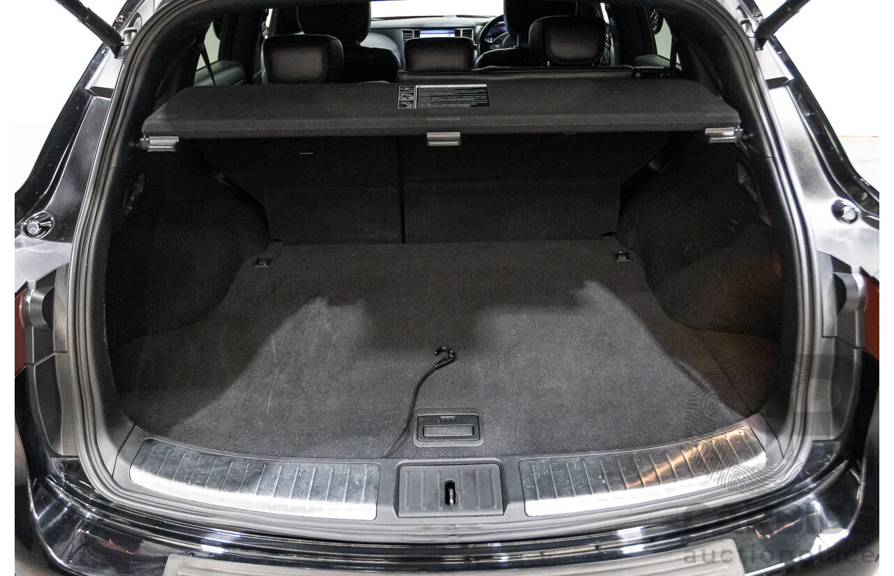 10/2016 Infiniti QX70 3.0D S Premium (AWD) 4d Wagon Obsidian Black Metallic Turbo Diesel V6 3.0L