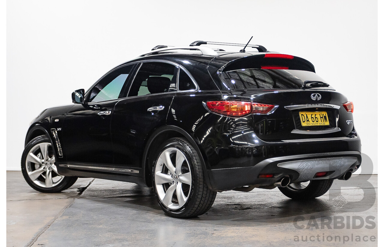 10/2016 Infiniti QX70 3.0D S Premium (AWD) 4d Wagon Obsidian Black Metallic Turbo Diesel V6 3.0L