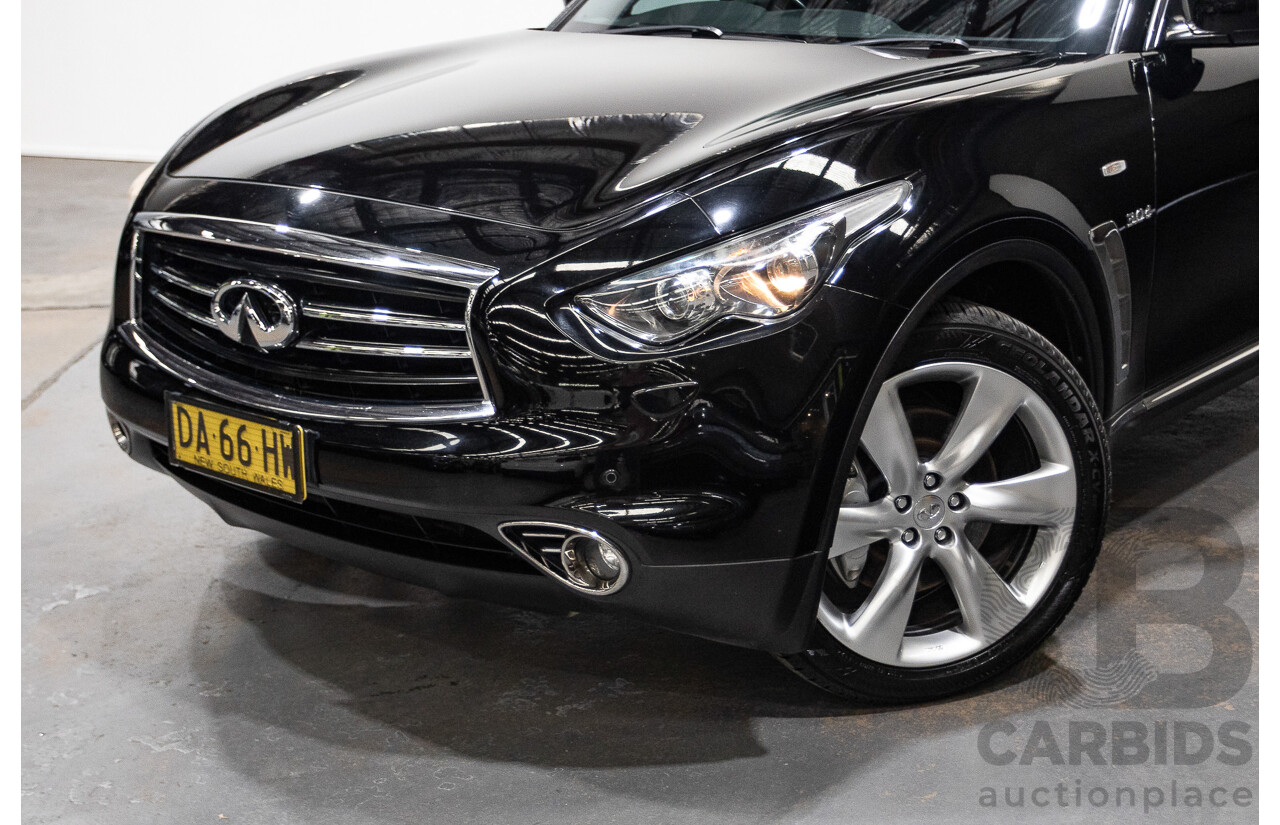 10/2016 Infiniti QX70 3.0D S Premium (AWD) 4d Wagon Obsidian Black Metallic Turbo Diesel V6 3.0L