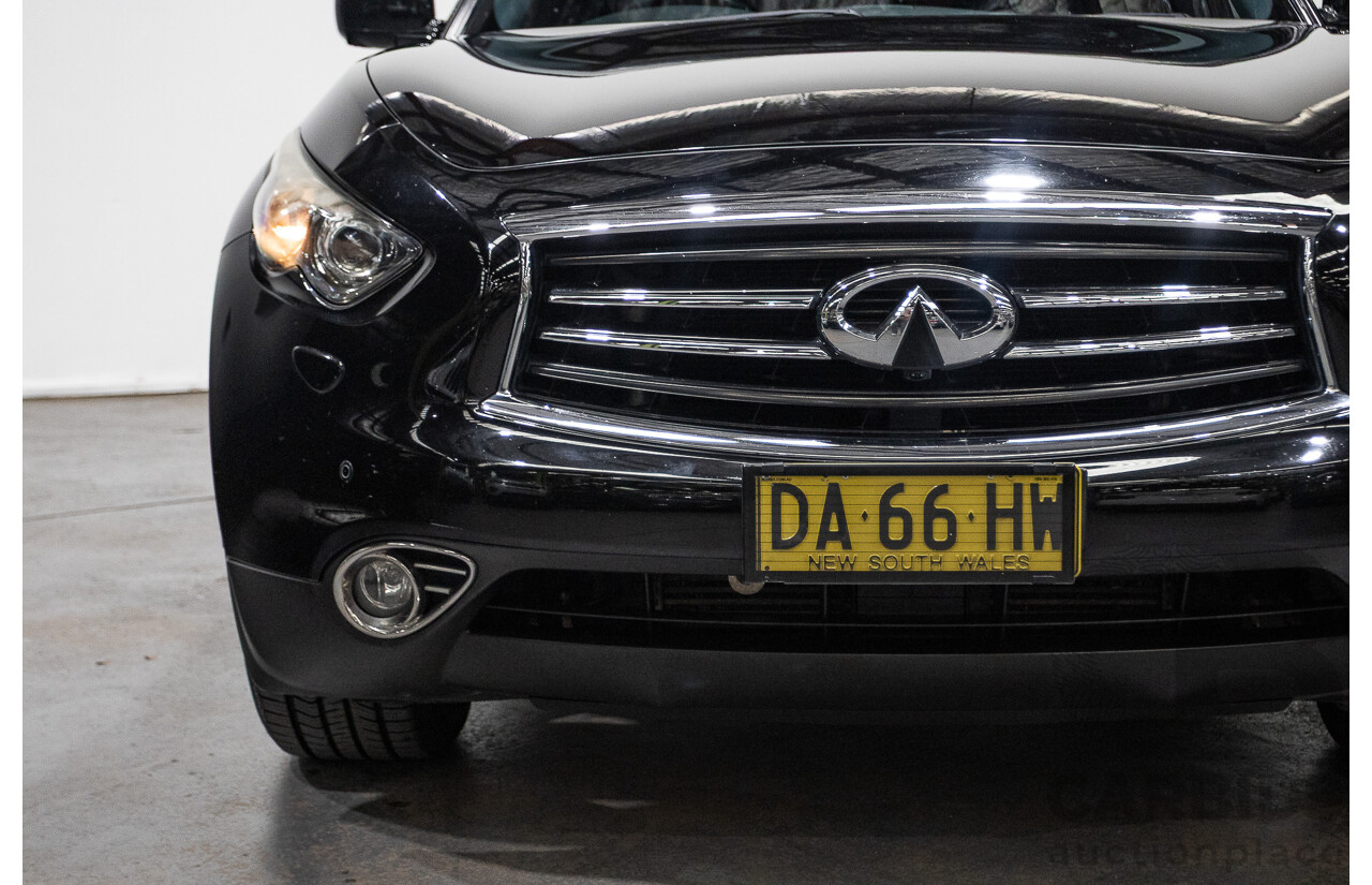 10/2016 Infiniti QX70 3.0D S Premium (AWD) 4d Wagon Obsidian Black Metallic Turbo Diesel V6 3.0L