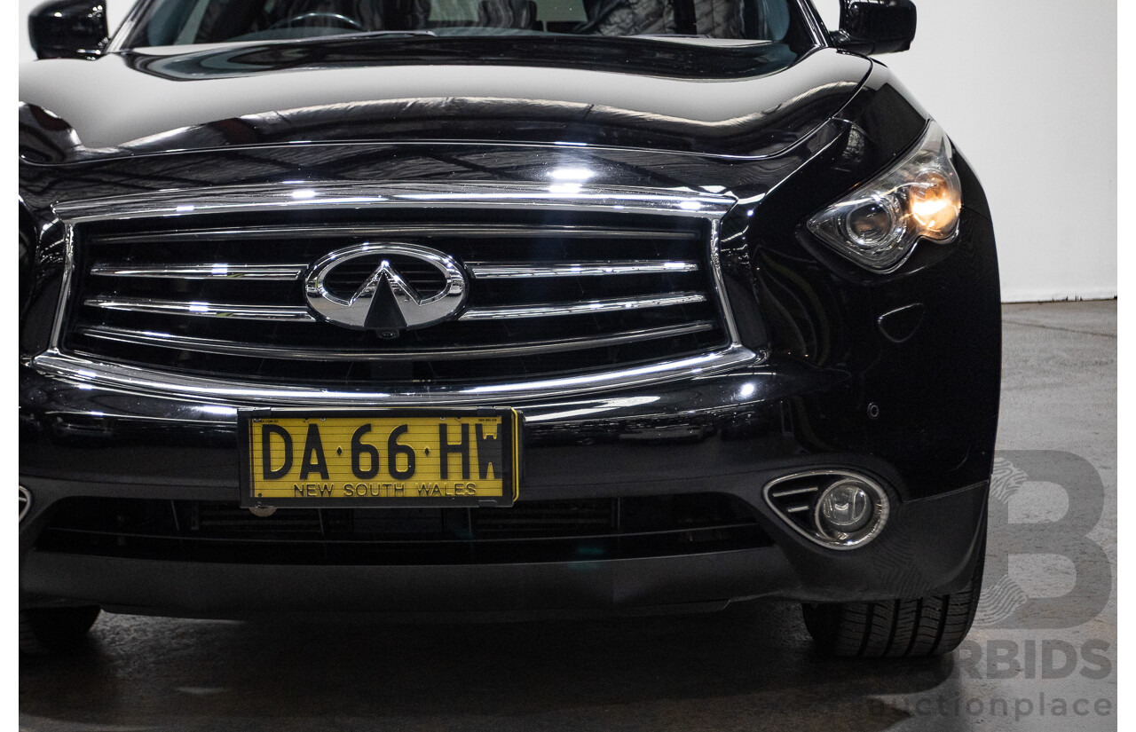 10/2016 Infiniti QX70 3.0D S Premium (AWD) 4d Wagon Obsidian Black Metallic Turbo Diesel V6 3.0L