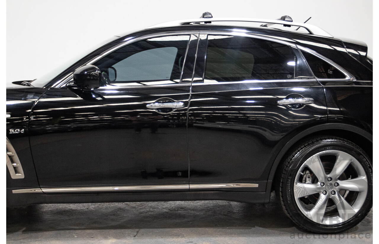 10/2016 Infiniti QX70 3.0D S Premium (AWD) 4d Wagon Obsidian Black Metallic Turbo Diesel V6 3.0L