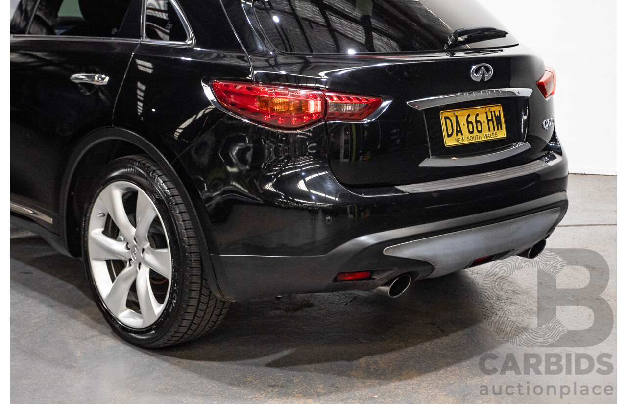 10/2016 Infiniti QX70 3.0D S Premium (AWD) 4d Wagon Obsidian Black Metallic Turbo Diesel V6 3.0L