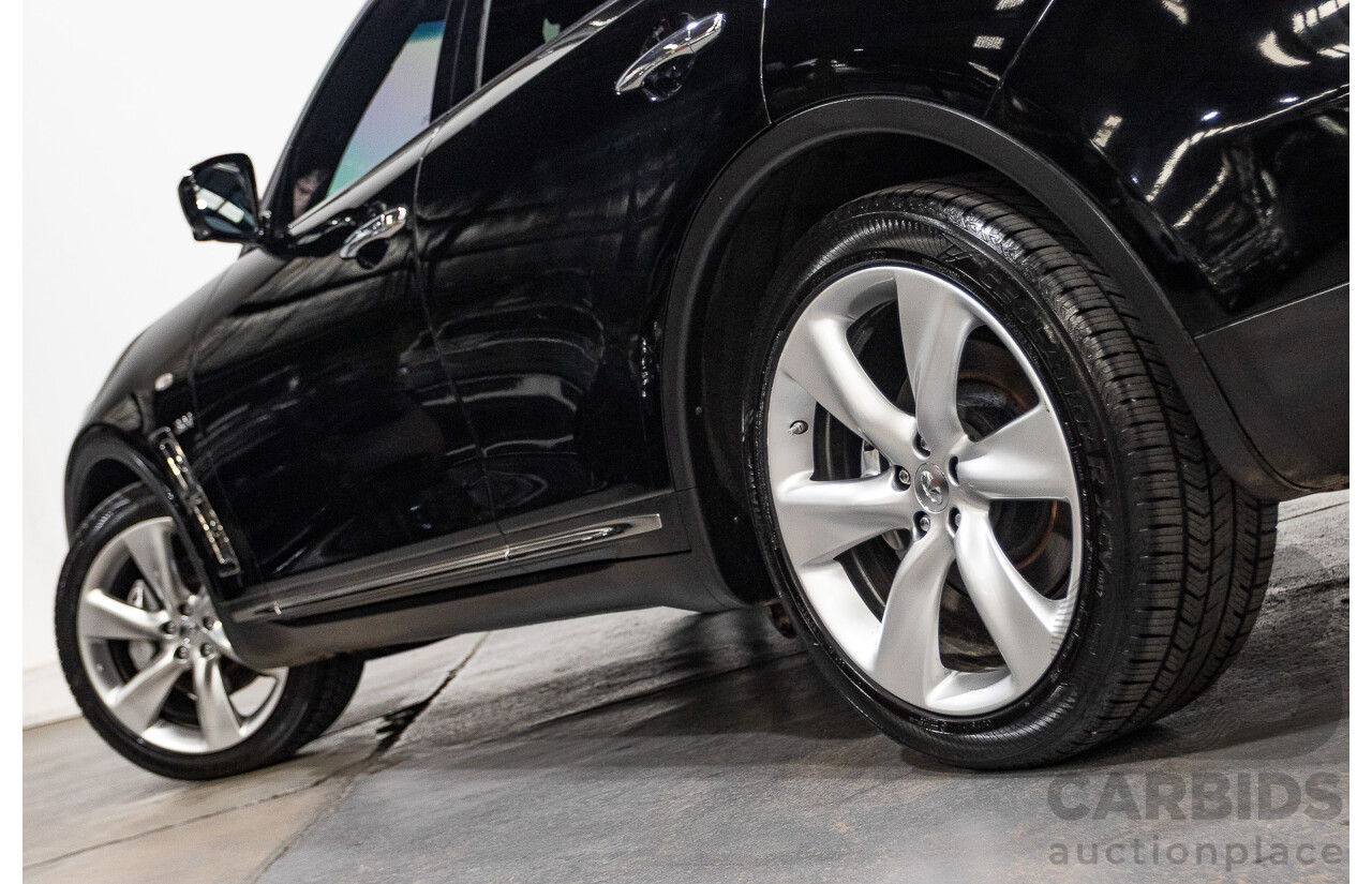 10/2016 Infiniti QX70 3.0D S Premium (AWD) 4d Wagon Obsidian Black Metallic Turbo Diesel V6 3.0L