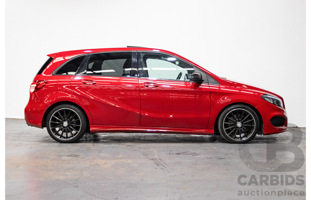 5/2015 Mercedes-Benz B250 4matic 246 MY15 5d Hatchback Jupiter Red Turbo 2.0L