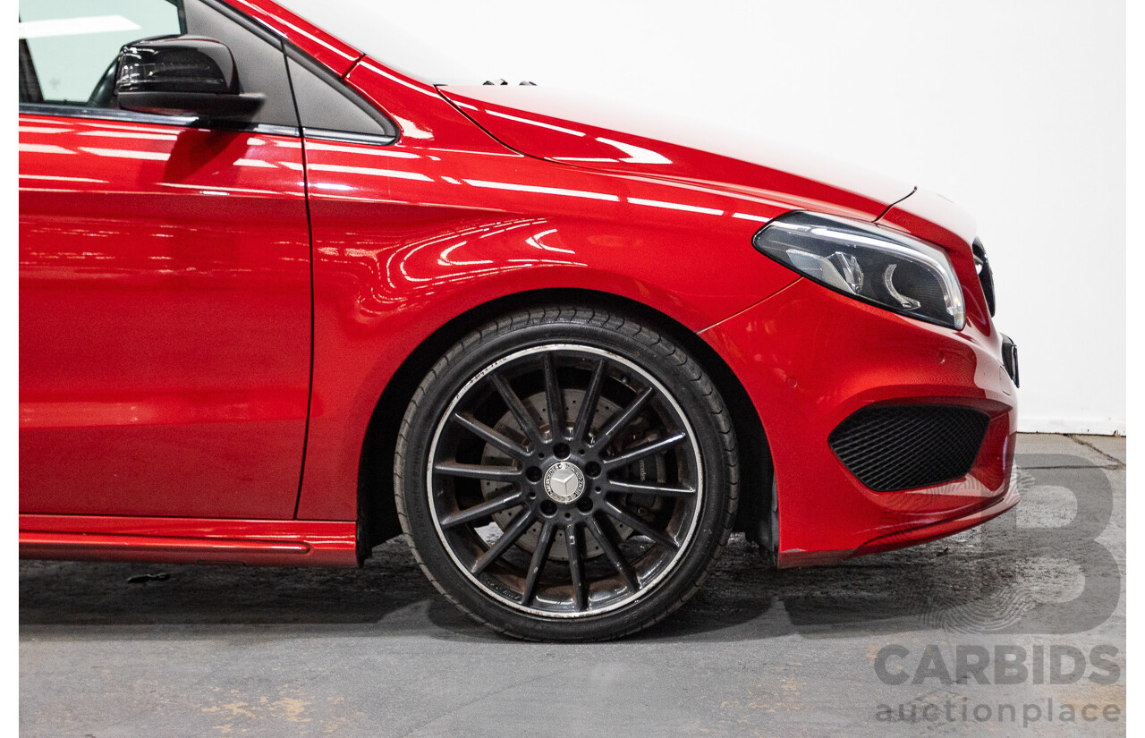 5/2015 Mercedes-Benz B250 4matic 246 MY15 5d Hatchback Jupiter Red Turbo 2.0L
