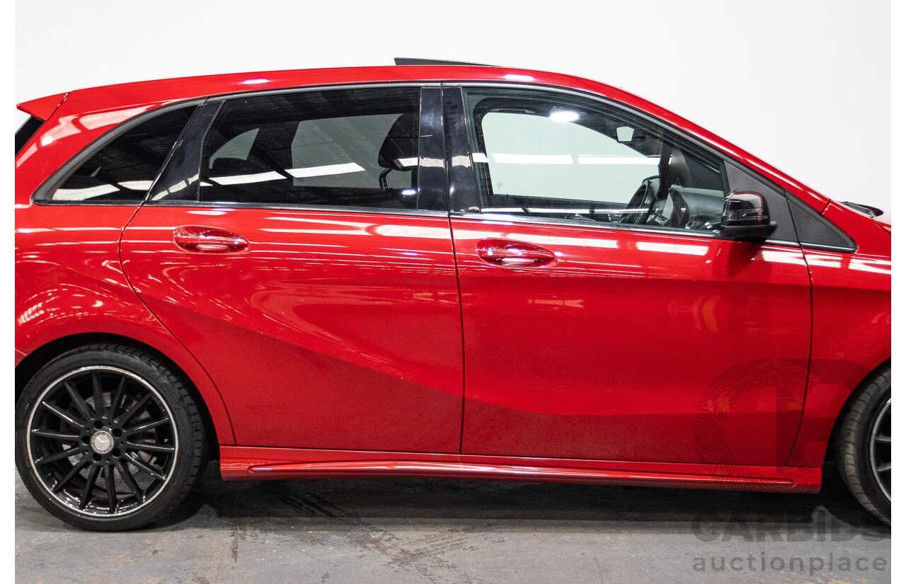 5/2015 Mercedes-Benz B250 4matic 246 MY15 5d Hatchback Jupiter Red Turbo 2.0L