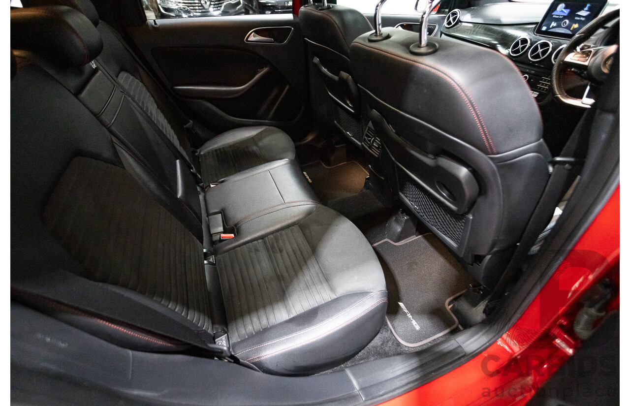 5/2015 Mercedes-Benz B250 4matic 246 MY15 5d Hatchback Jupiter Red Turbo 2.0L