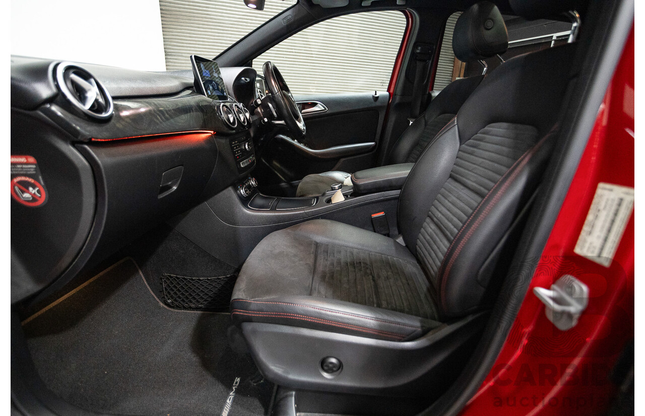 5/2015 Mercedes-Benz B250 4matic 246 MY15 5d Hatchback Jupiter Red Turbo 2.0L