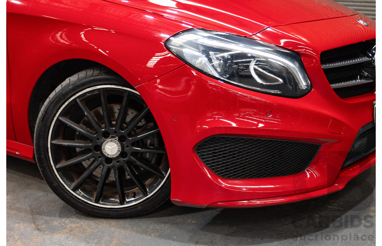 5/2015 Mercedes-Benz B250 4matic 246 MY15 5d Hatchback Jupiter Red Turbo 2.0L