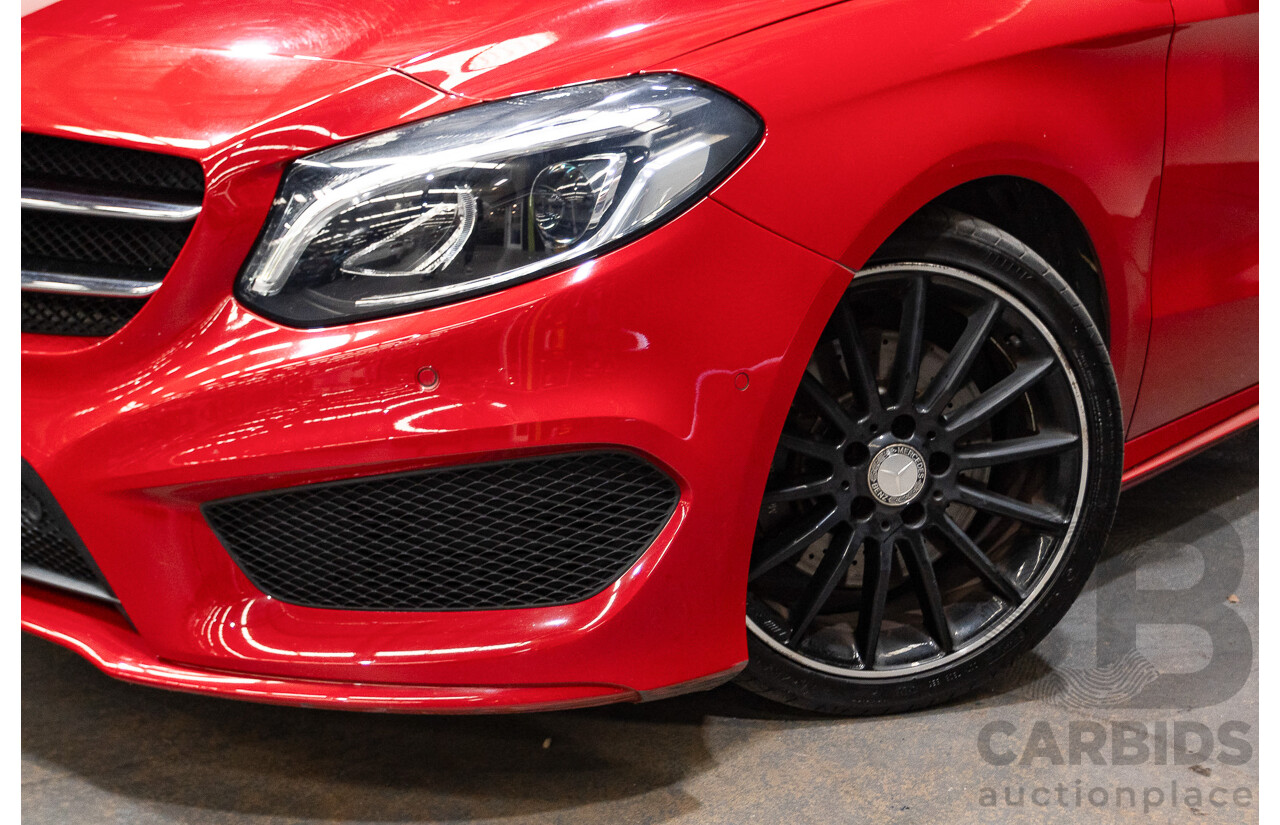 5/2015 Mercedes-Benz B250 4matic 246 MY15 5d Hatchback Jupiter Red Turbo 2.0L