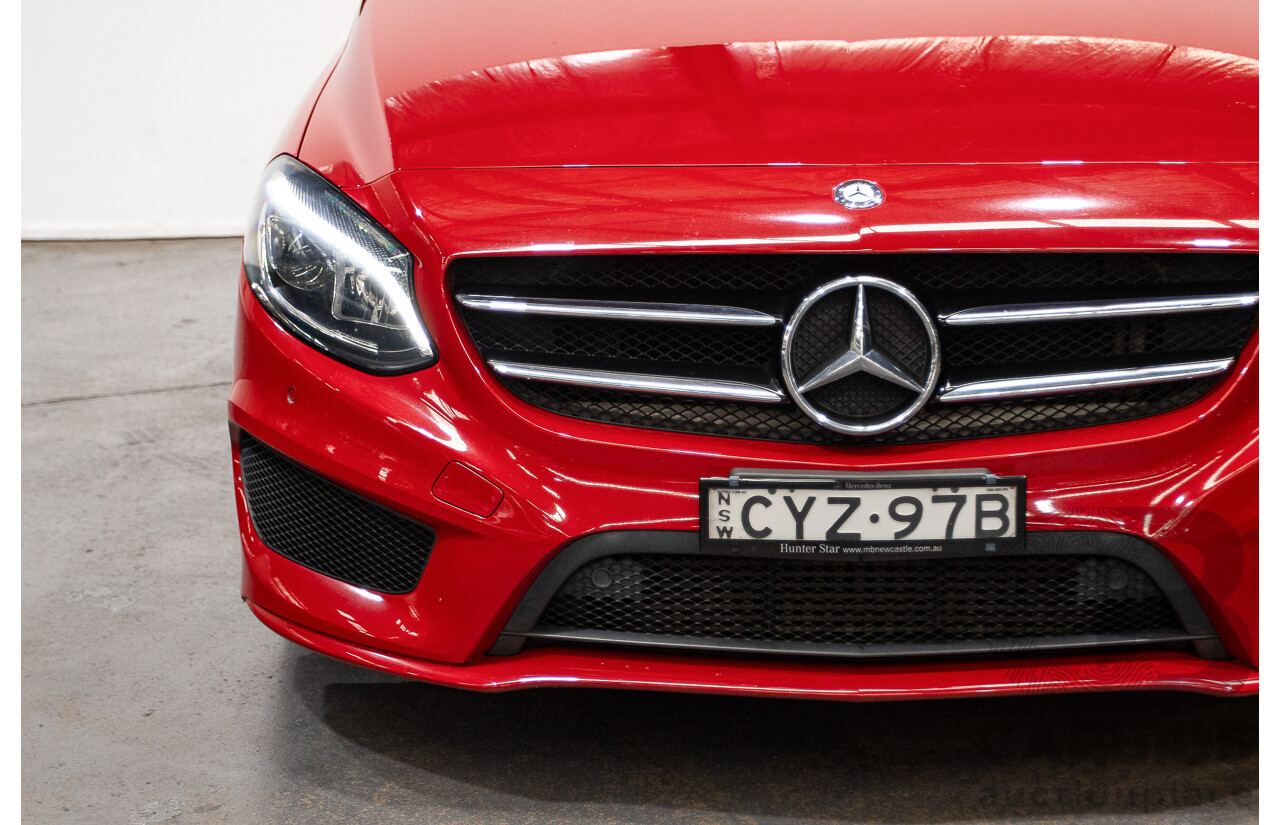 5/2015 Mercedes-Benz B250 4matic 246 MY15 5d Hatchback Jupiter Red Turbo 2.0L