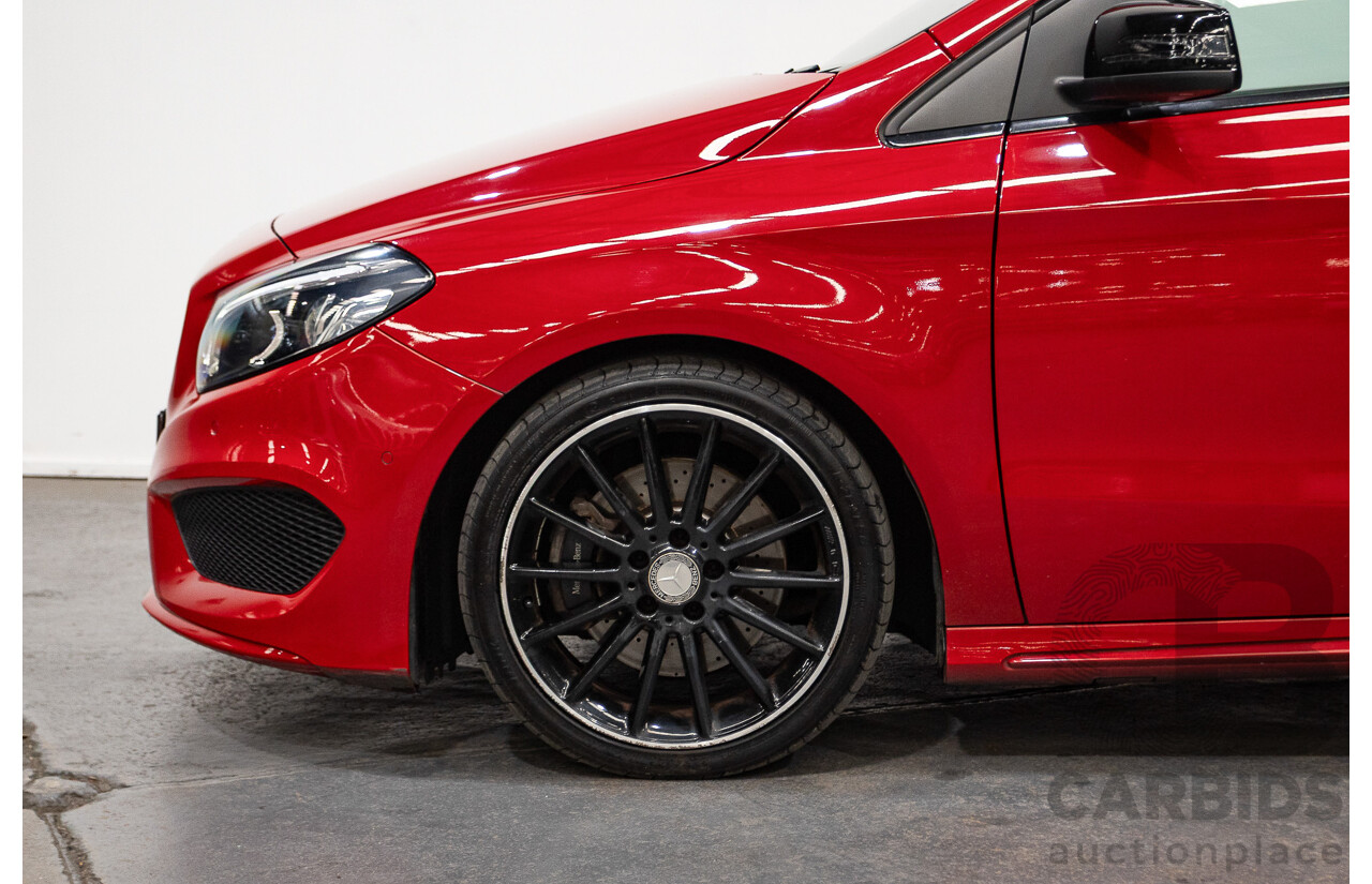 5/2015 Mercedes-Benz B250 4matic 246 MY15 5d Hatchback Jupiter Red Turbo 2.0L