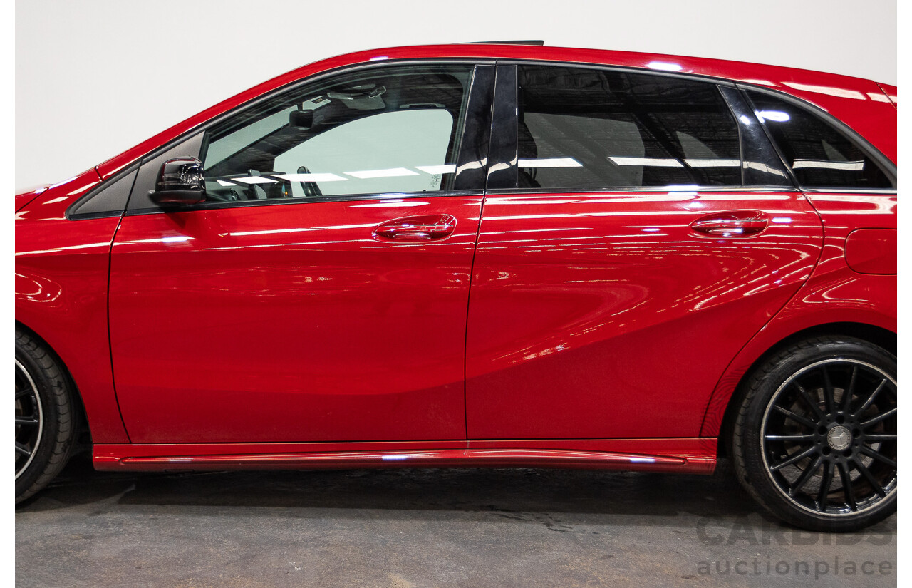 5/2015 Mercedes-Benz B250 4matic 246 MY15 5d Hatchback Jupiter Red Turbo 2.0L