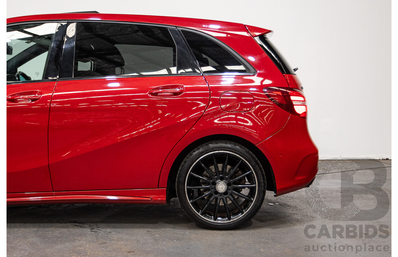 5/2015 Mercedes-Benz B250 4matic 246 MY15 5d Hatchback Jupiter Red Turbo 2.0L