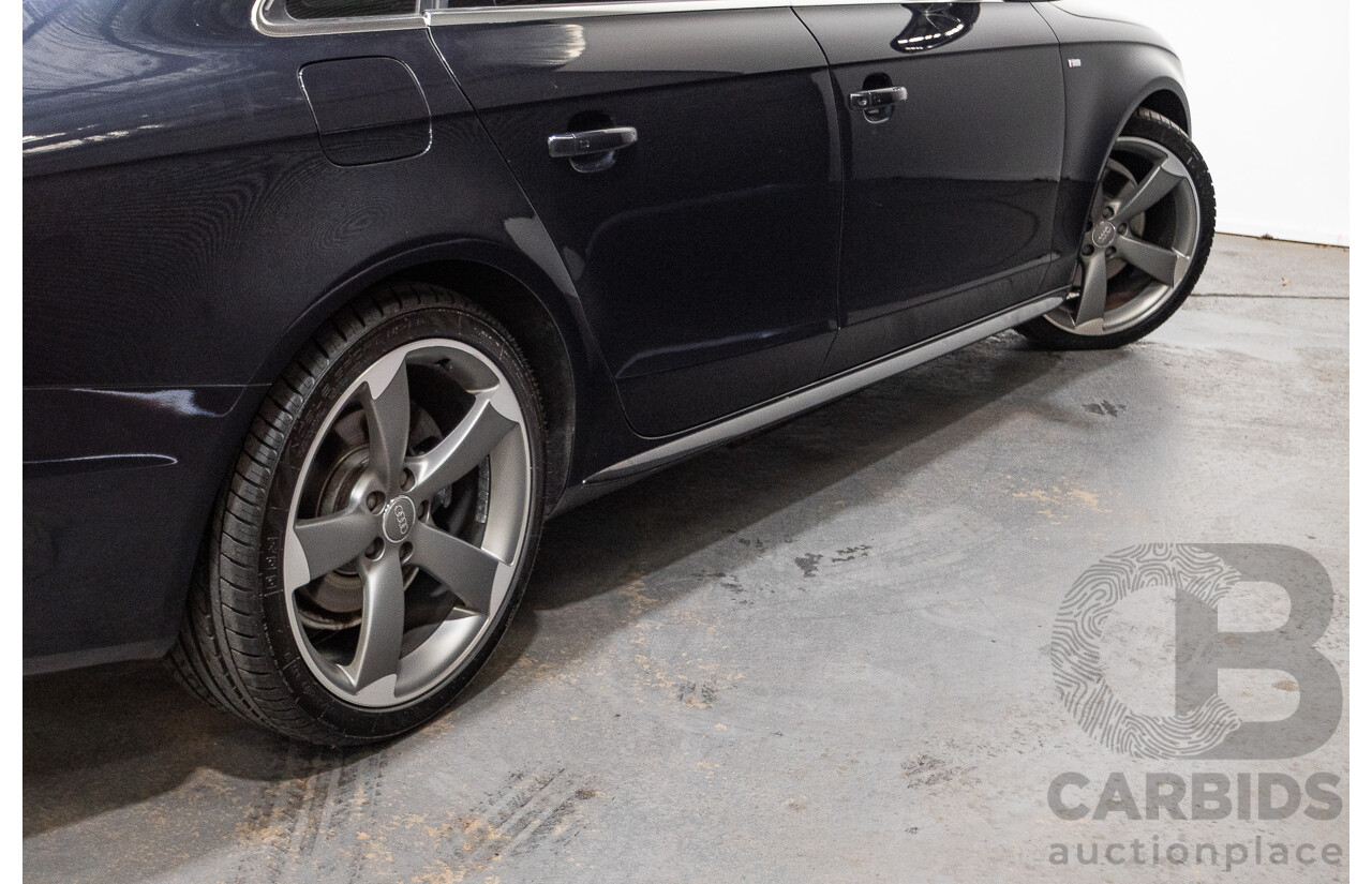 2/2015 Audi A4 2.0 TFSI Ambition Quattro B8 (8K) MY15 4d Sedan Moon light Blue Turbo 2.0L