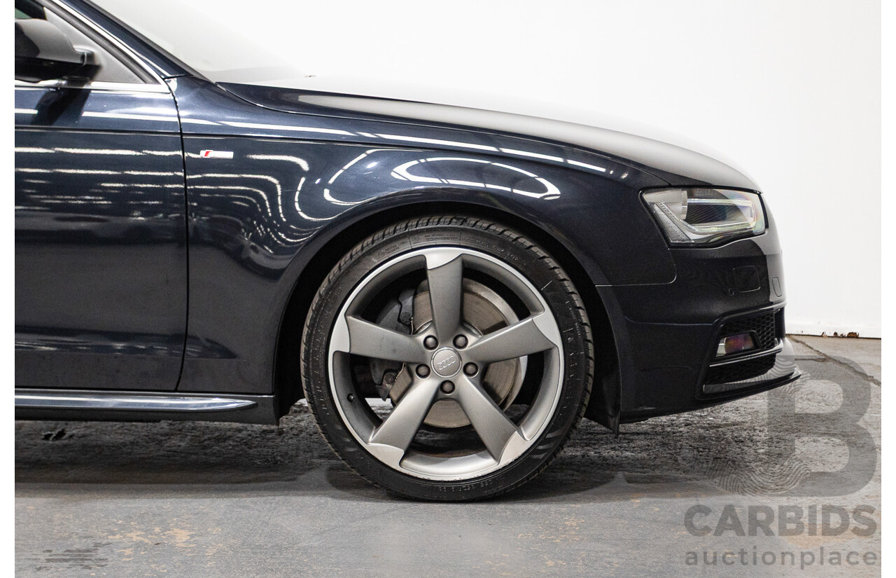 2/2015 Audi A4 2.0 TFSI Ambition Quattro B8 (8K) MY15 4d Sedan Moon light Blue Turbo 2.0L