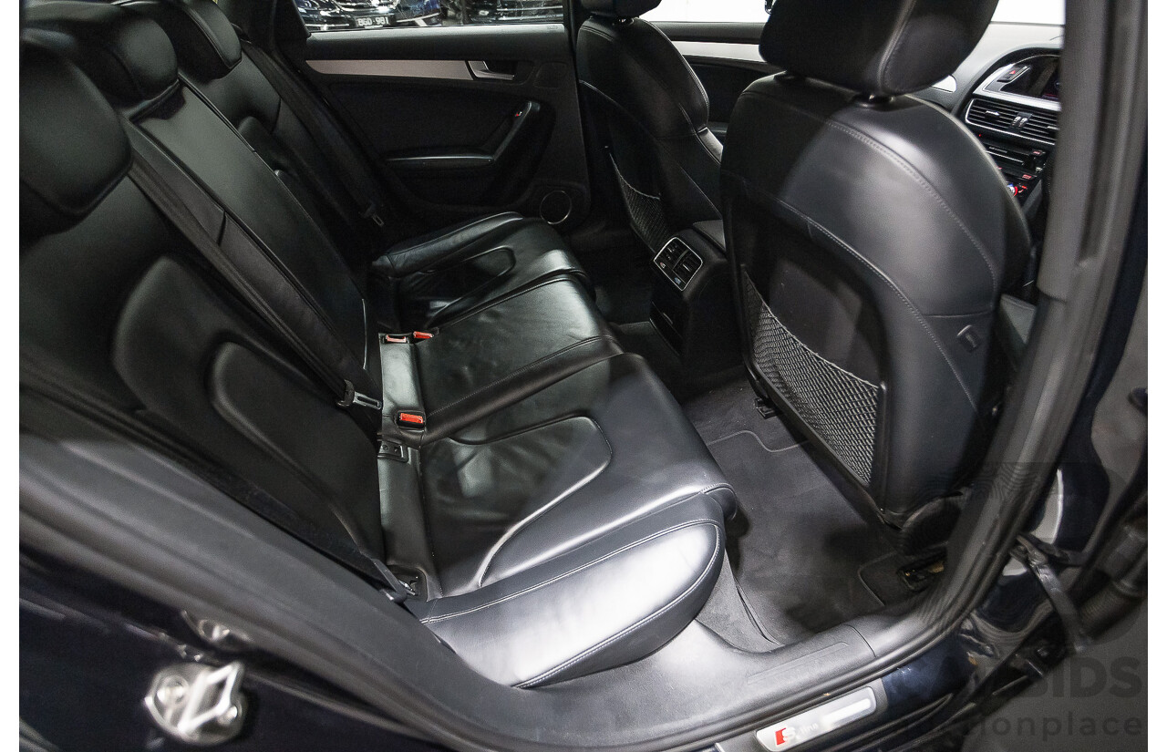 2/2015 Audi A4 2.0 TFSI Ambition Quattro B8 (8K) MY15 4d Sedan Moon light Blue Turbo 2.0L