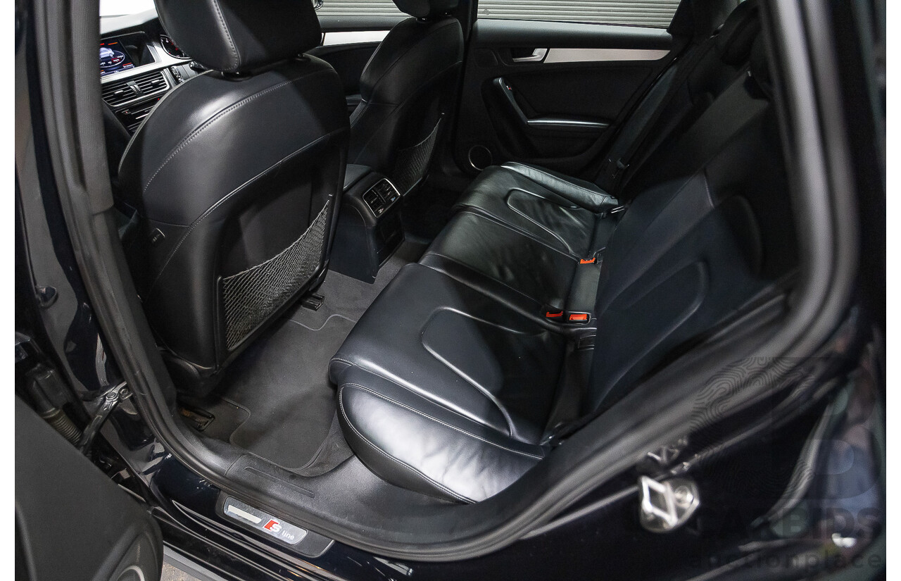 2/2015 Audi A4 2.0 TFSI Ambition Quattro B8 (8K) MY15 4d Sedan Moon light Blue Turbo 2.0L