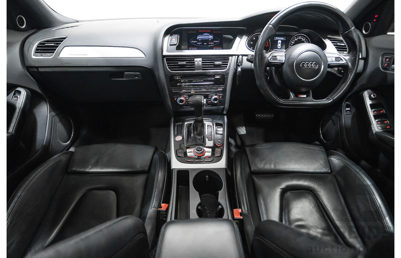 2/2015 Audi A4 2.0 TFSI Ambition Quattro B8 (8K) MY15 4d Sedan Moon light Blue Turbo 2.0L