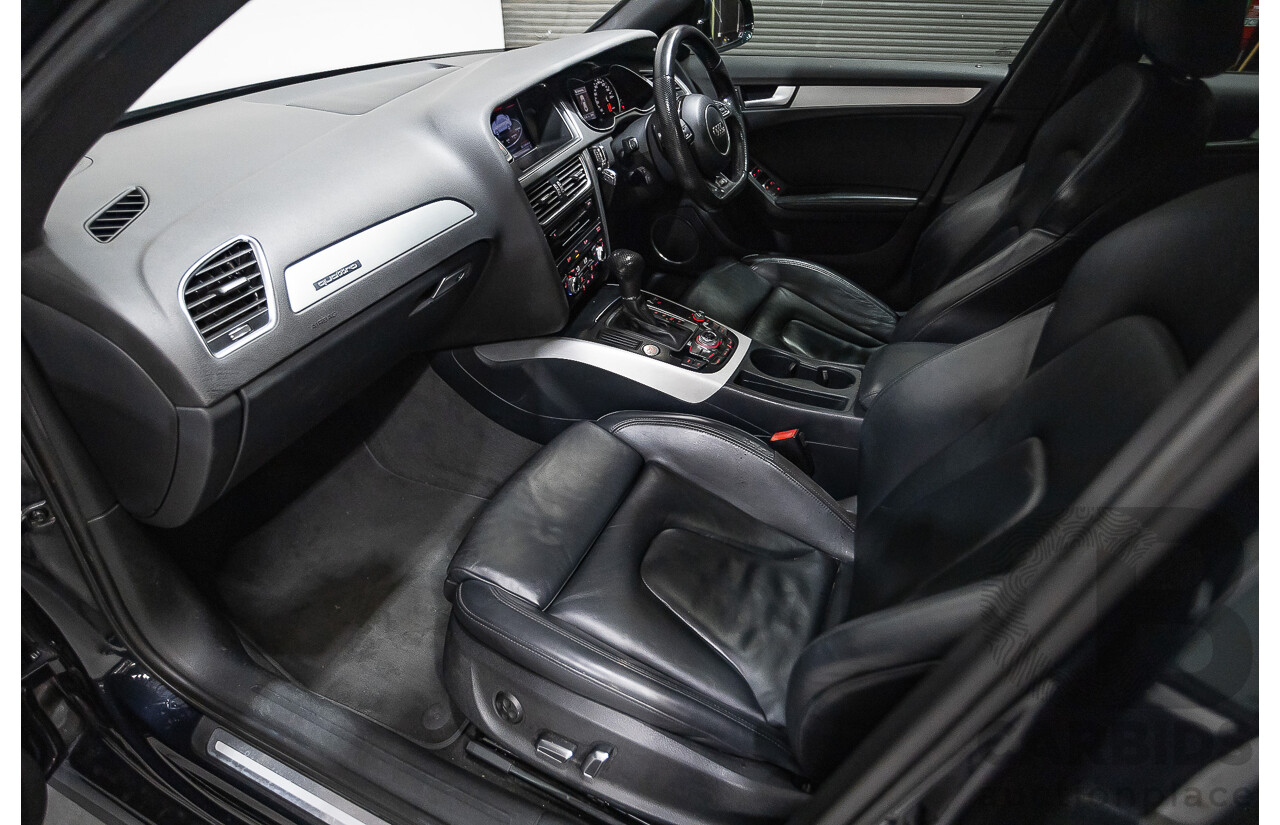 2/2015 Audi A4 2.0 TFSI Ambition Quattro B8 (8K) MY15 4d Sedan Moon light Blue Turbo 2.0L