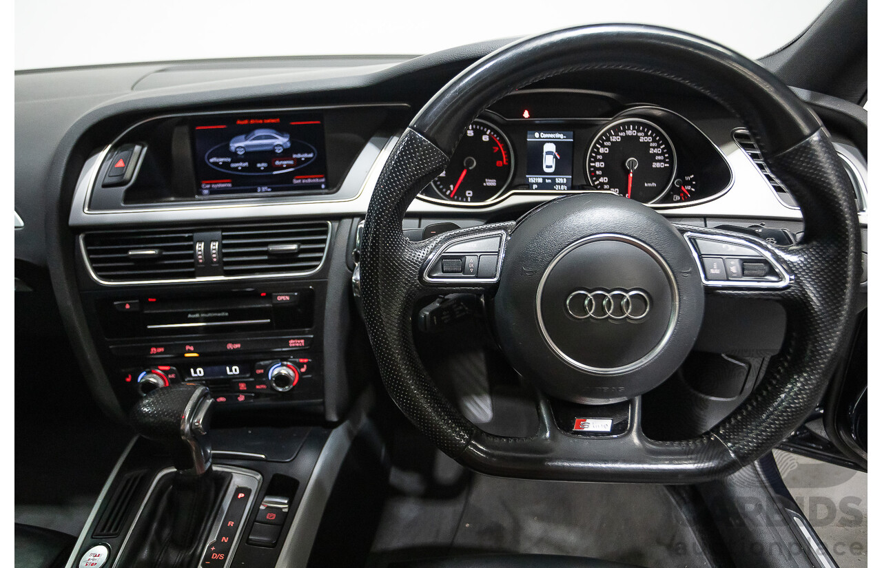 2/2015 Audi A4 2.0 TFSI Ambition Quattro B8 (8K) MY15 4d Sedan Moon light Blue Turbo 2.0L