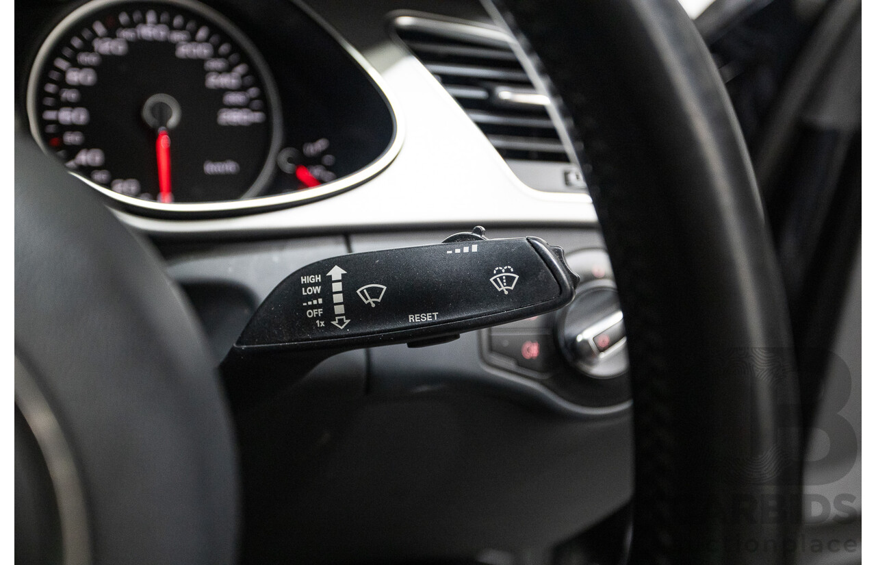 2/2015 Audi A4 2.0 TFSI Ambition Quattro B8 (8K) MY15 4d Sedan Moon light Blue Turbo 2.0L
