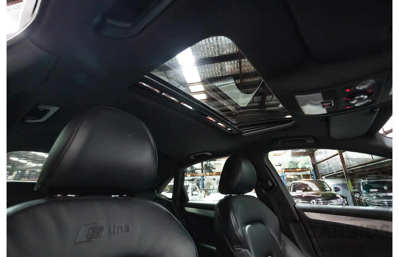 2/2015 Audi A4 2.0 TFSI Ambition Quattro B8 (8K) MY15 4d Sedan Moon light Blue Turbo 2.0L