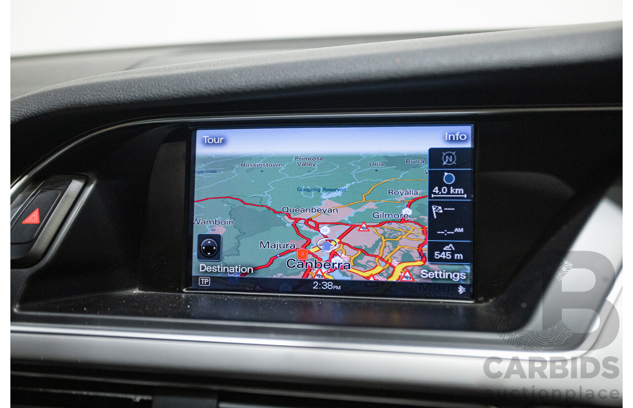 2/2015 Audi A4 2.0 TFSI Ambition Quattro B8 (8K) MY15 4d Sedan Moon light Blue Turbo 2.0L