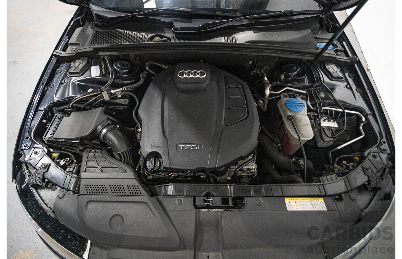 2/2015 Audi A4 2.0 TFSI Ambition Quattro B8 (8K) MY15 4d Sedan Moon light Blue Turbo 2.0L