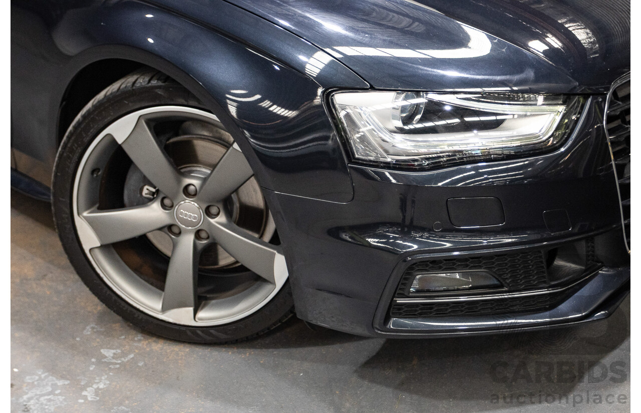 2/2015 Audi A4 2.0 TFSI Ambition Quattro B8 (8K) MY15 4d Sedan Moon light Blue Turbo 2.0L