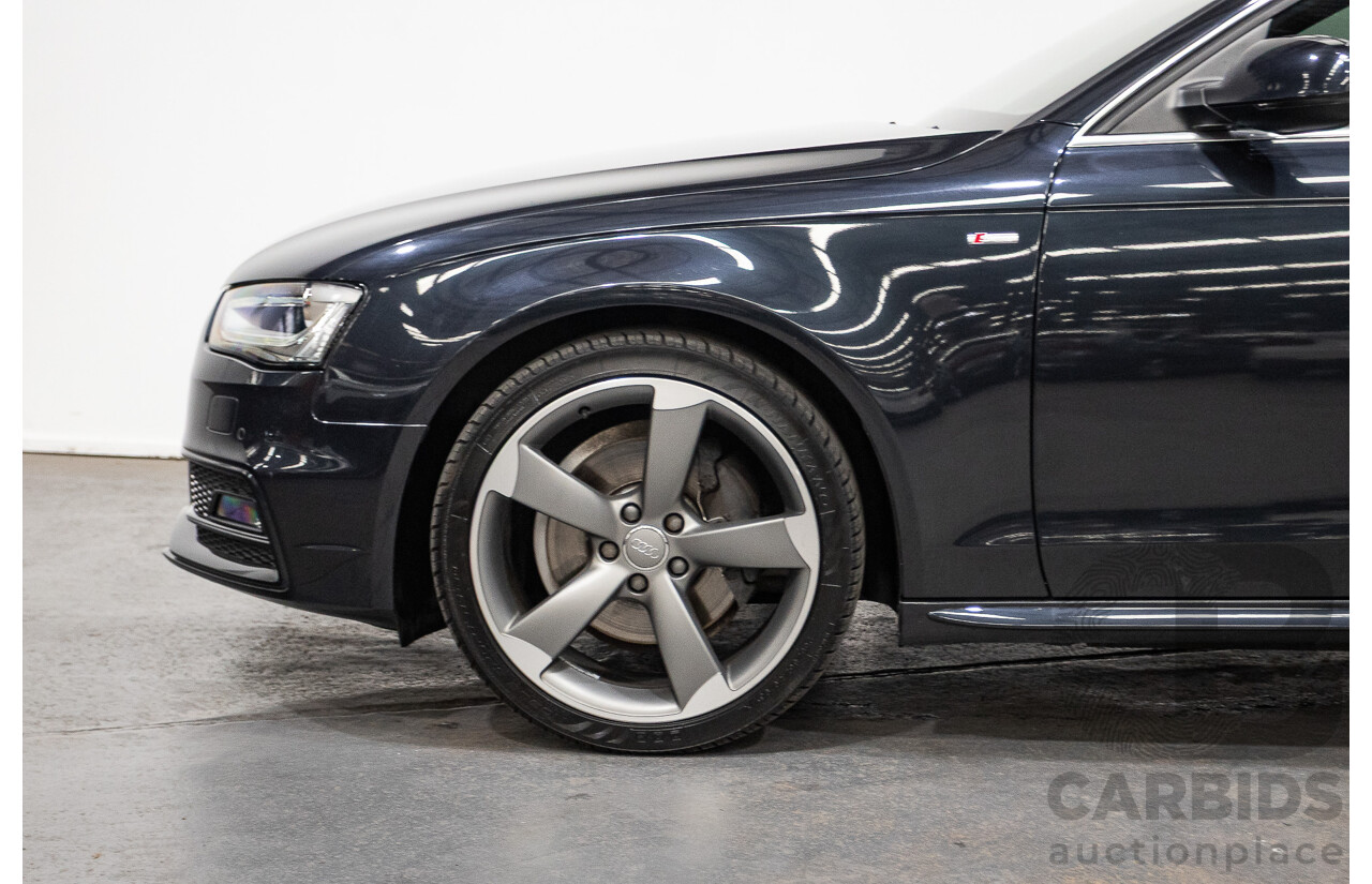 2/2015 Audi A4 2.0 TFSI Ambition Quattro B8 (8K) MY15 4d Sedan Moon light Blue Turbo 2.0L