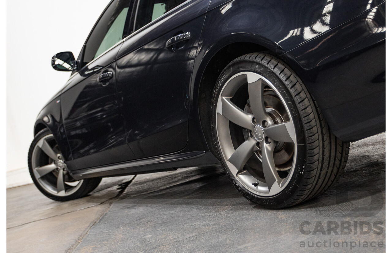 2/2015 Audi A4 2.0 TFSI Ambition Quattro B8 (8K) MY15 4d Sedan Moon light Blue Turbo 2.0L
