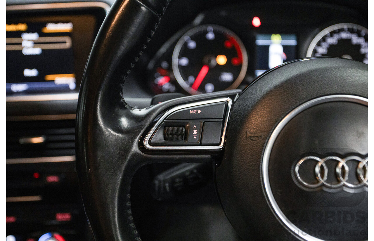 9/2013 Audi Q5 3.0 TDI Quattro 8R MY13 4d Wagon White 3.0L