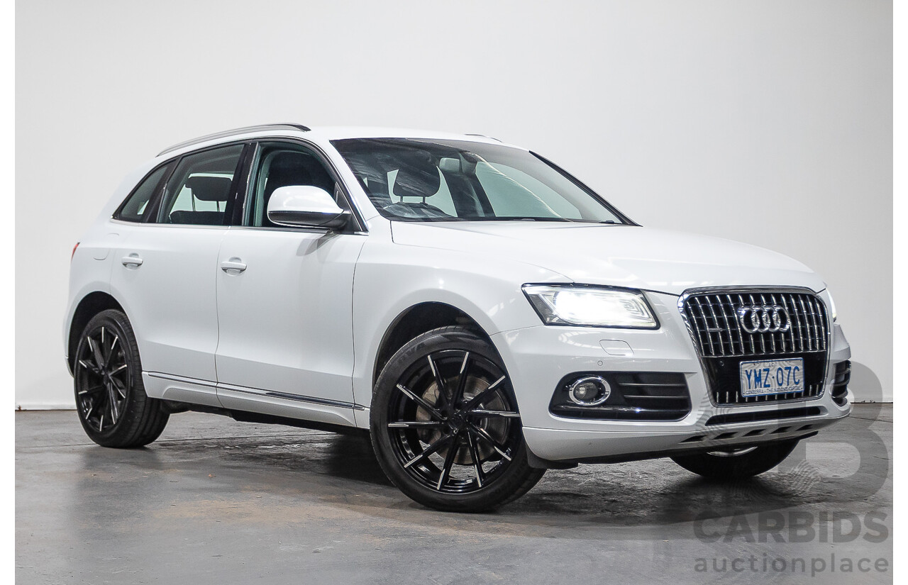 9/2013 Audi Q5 3.0 TDI Quattro 8R MY13 4d Wagon White 3.0L
