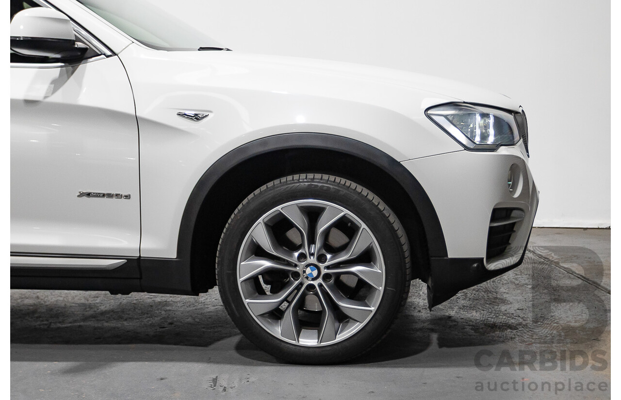 07/2016 BMW X4 Xdrive 20d (AWD) F26 MY16 5D Coupe White Turbo Diesel 2.0L